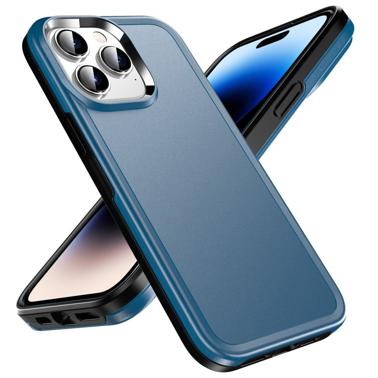 Custodia per telefono con doppia armatura in tinta unita, For iPhone 14 Plus, For iPhone 12 Pro, For iPhone 14 Pro Max, For iPhone 13 Pro Max, For iPhone 14 Pro