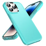 Custodia per telefono con doppia armatura in tinta unita, For iPhone 14 Plus, For iPhone 12 Pro, For iPhone 14 Pro Max, For iPhone 13 Pro Max, For iPhone 14 Pro