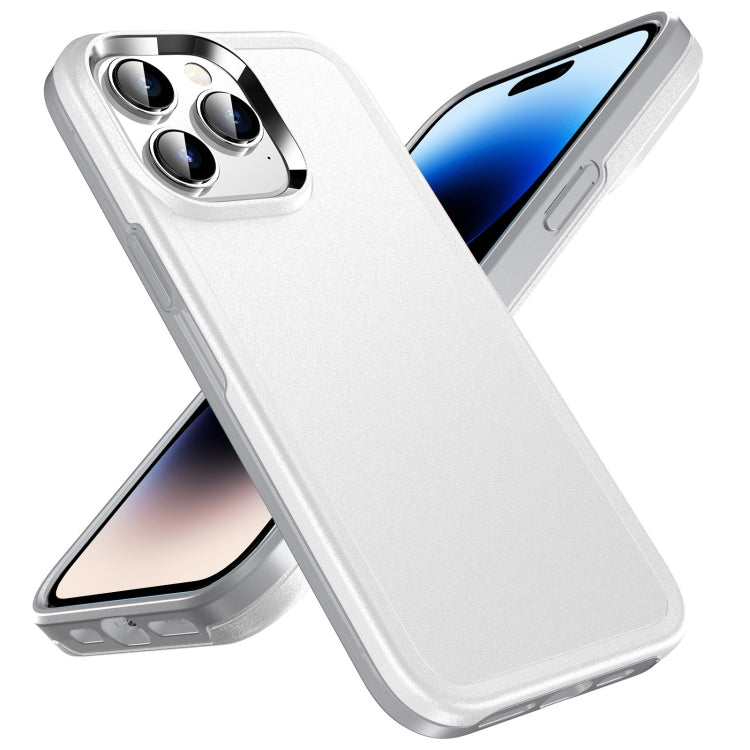Custodia per telefono con doppia armatura in tinta unita, For iPhone 14 Plus, For iPhone 12 Pro, For iPhone 14 Pro Max, For iPhone 13 Pro Max, For iPhone 14 Pro