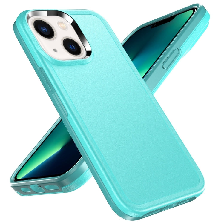 Custodia per telefono con doppia armatura in tinta unita, For iPhone 14, For iPhone 13 Pro, For iPhone 13, For iPhone 12 Pro Max