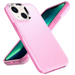 Custodia per telefono con doppia armatura in tinta unita, For iPhone 14 Plus, For iPhone 12 Pro, For iPhone 14 Pro Max, For iPhone 13 Pro Max, For iPhone 14 Pro