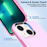 Custodia per telefono con doppia armatura in tinta unita, For iPhone 14 Plus, For iPhone 12 Pro, For iPhone 14 Pro Max, For iPhone 13 Pro Max, For iPhone 14 Pro