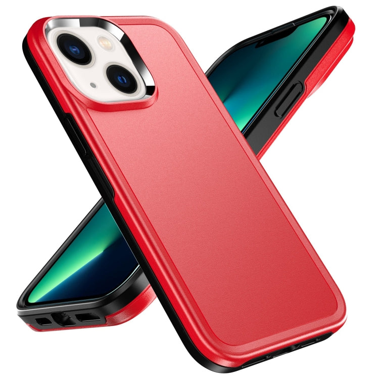 Custodia per telefono con doppia armatura in tinta unita, For iPhone 14 Plus, For iPhone 12 Pro, For iPhone 14 Pro Max, For iPhone 13 Pro Max, For iPhone 14 Pro