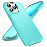 Custodia per telefono con doppia armatura in tinta unita, For iPhone 14, For iPhone 13 Pro, For iPhone 13, For iPhone 12 Pro Max