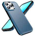 Custodia per telefono con doppia armatura in tinta unita, For iPhone 14 Plus, For iPhone 12 Pro, For iPhone 14 Pro Max, For iPhone 13 Pro Max, For iPhone 14 Pro