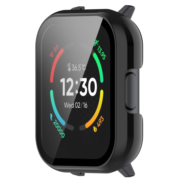 Custodia per orologio protettiva completamente chiusa per PC universale + pellicola rinforzata, For Realme TechLife Watch S100 / SZ100