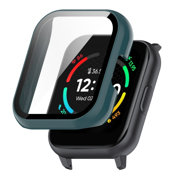 Custodia per orologio protettiva completamente chiusa per PC universale + pellicola rinforzata, For Realme TechLife Watch S100 / SZ100