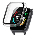 Custodia per orologio protettiva completamente chiusa per PC universale + pellicola rinforzata, For Realme TechLife Watch S100 / SZ100