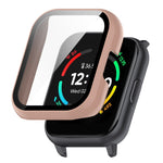 Custodia per orologio protettiva completamente chiusa per PC universale + pellicola rinforzata, For Realme TechLife Watch S100 / SZ100