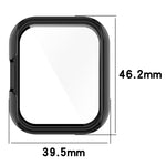 Custodia per orologio protettiva completamente chiusa per PC universale + pellicola rinforzata, For Realme TechLife Watch S100 / SZ100
