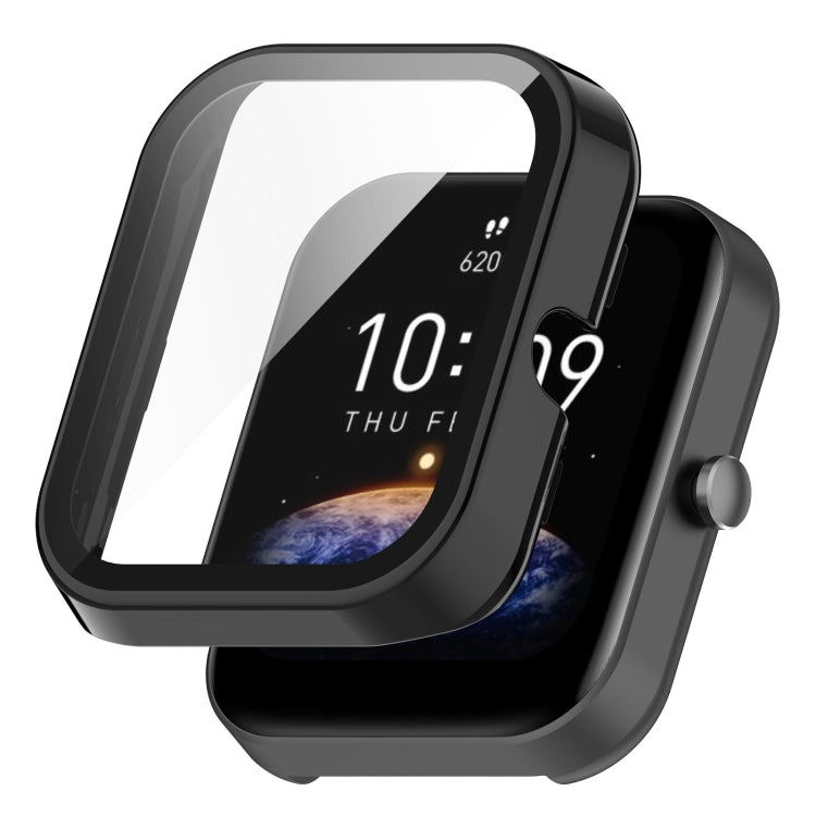 Custodia protettiva per orologio completamente chiusa con pellicola rinforzata in PC +, For Amazfit Bip3 / Bip3 Pro, For Amazfit GTS4 Mini