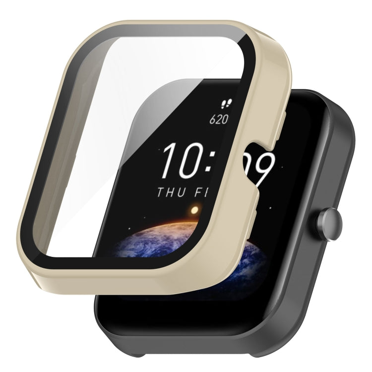 Custodia protettiva per orologio completamente chiusa con pellicola rinforzata in PC +, For Amazfit Bip3 / Bip3 Pro, For Amazfit GTS4 Mini