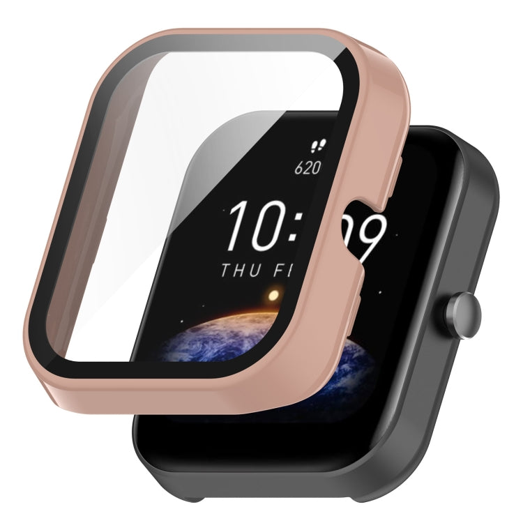 Custodia protettiva per orologio completamente chiusa con pellicola rinforzata in PC +, For Amazfit Bip3 / Bip3 Pro, For Amazfit GTS4 Mini