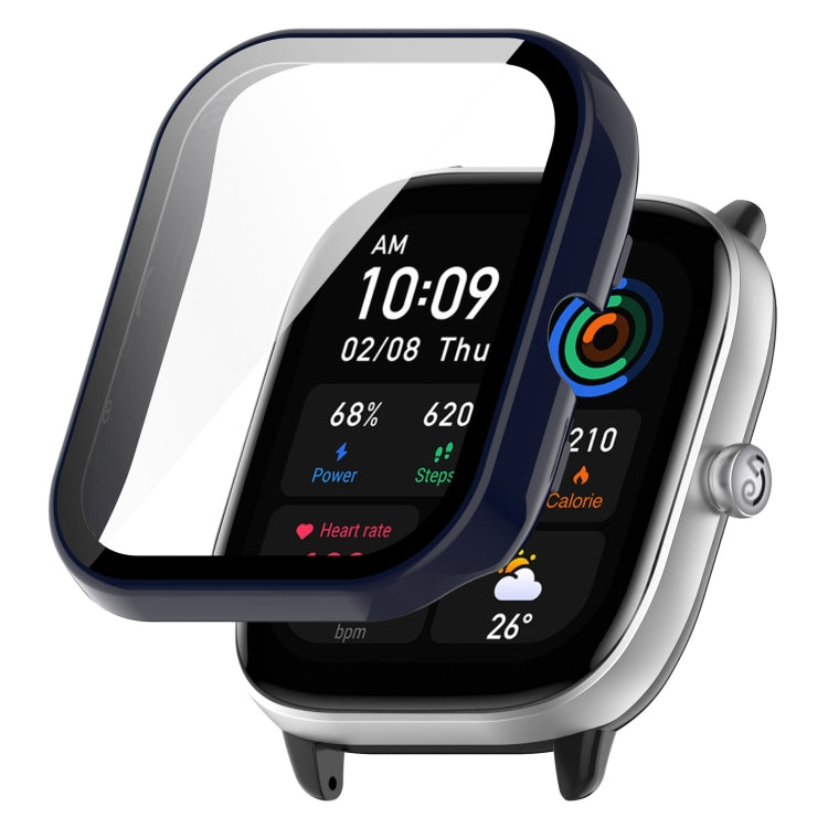 Custodia protettiva per orologio completamente chiusa con pellicola rinforzata in PC +, For Amazfit Bip3 / Bip3 Pro, For Amazfit GTS4 Mini