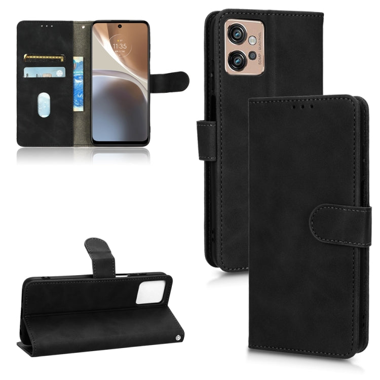 Custodia per telefono in pelle con vibrazione magnetica Skin Feel, For Motorola Moto G32, For T-Mobile Revvl 6 5G, For T-Mobile Revvl 6 Pro 5G, For vivo Y02s