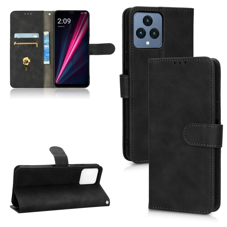 Custodia per telefono in pelle con vibrazione magnetica Skin Feel, For Motorola Moto G32, For T-Mobile Revvl 6 5G, For T-Mobile Revvl 6 Pro 5G, For vivo Y02s