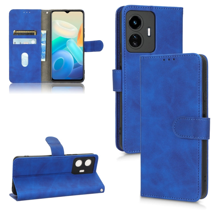 Custodia per telefono in pelle con vibrazione magnetica Skin Feel, For vivo Y77 Global, For OnePlus 10T 5G