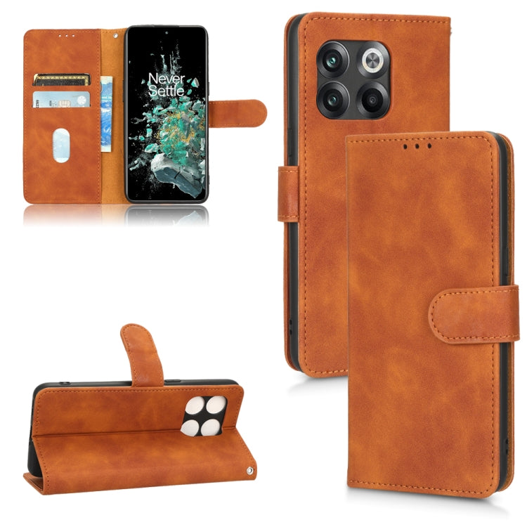Custodia per telefono in pelle con vibrazione magnetica Skin Feel, For vivo Y77 Global, For OnePlus 10T 5G