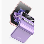 GKK Magnetic Full Coverage Phone Flip Case con penna, For Samsung Galaxy Z Flip4