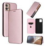 Custodia per telefono in pelle con vibrazione in fibra di carbonio, For Alcatel 1B 2022, For Asus Zenfone 9, For Motorola Moto G32, For Samsung Galaxy Z Fold4