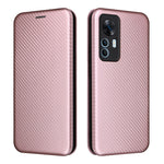Custodia per telefono in pelle con vibrazione in fibra di carbonio, For Xiaomi Redmi K50 Ultra, For OnePlus 10T 5G
