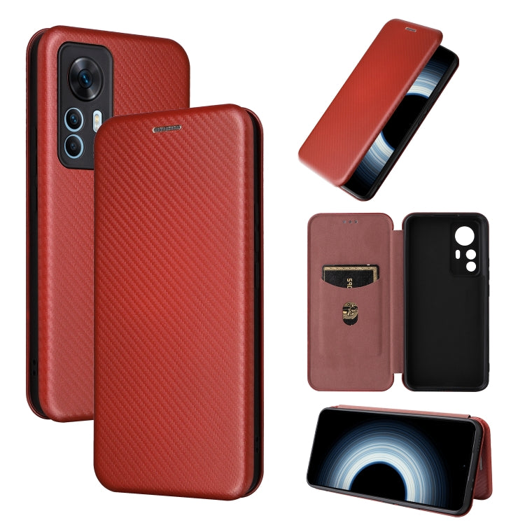 Custodia per telefono in pelle con vibrazione in fibra di carbonio, For Xiaomi Redmi K50 Ultra, For OnePlus 10T 5G