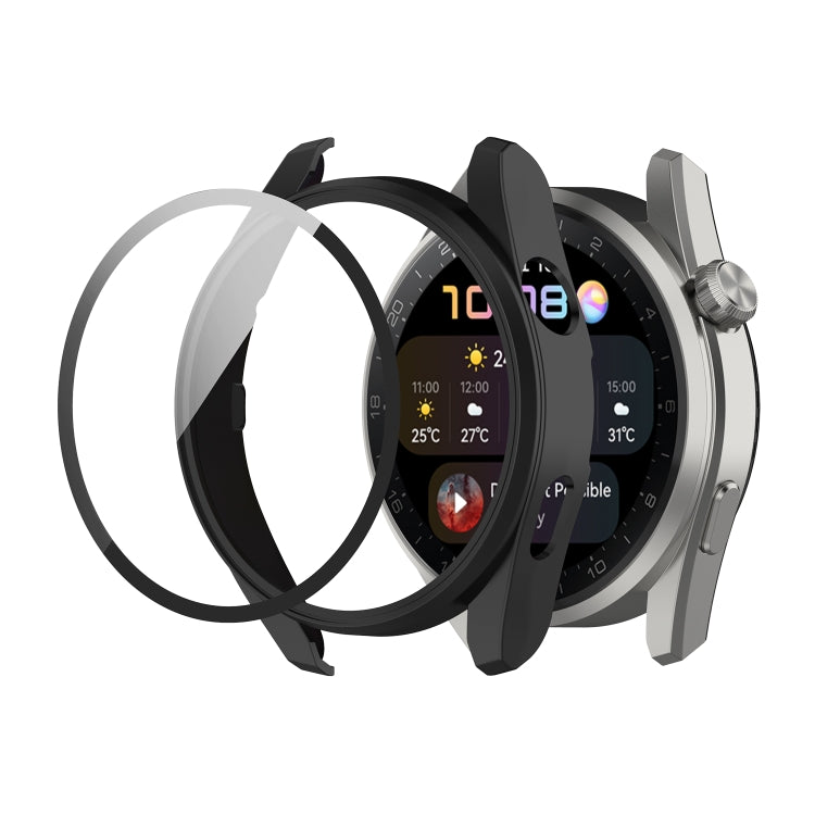 Custodia protettiva integrata per PC + vetro temperato, For Huawei Watch3 Pro New