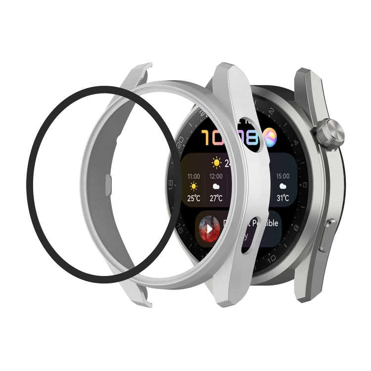 Custodia protettiva integrata per PC + vetro temperato, For Huawei Watch3 Pro New