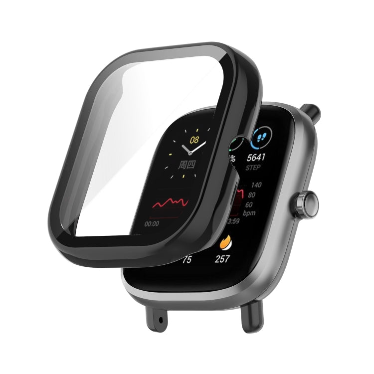 Custodia protettiva integrata per PC + vetro temperato, For Amazfit Bip U / Bip U Pro / Pop / Pop Pro
