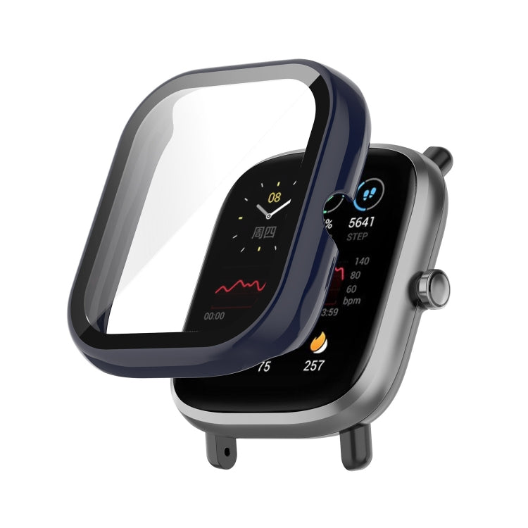 Custodia protettiva integrata per PC + vetro temperato, For Amazfit Bip U / Bip U Pro / Pop / Pop Pro