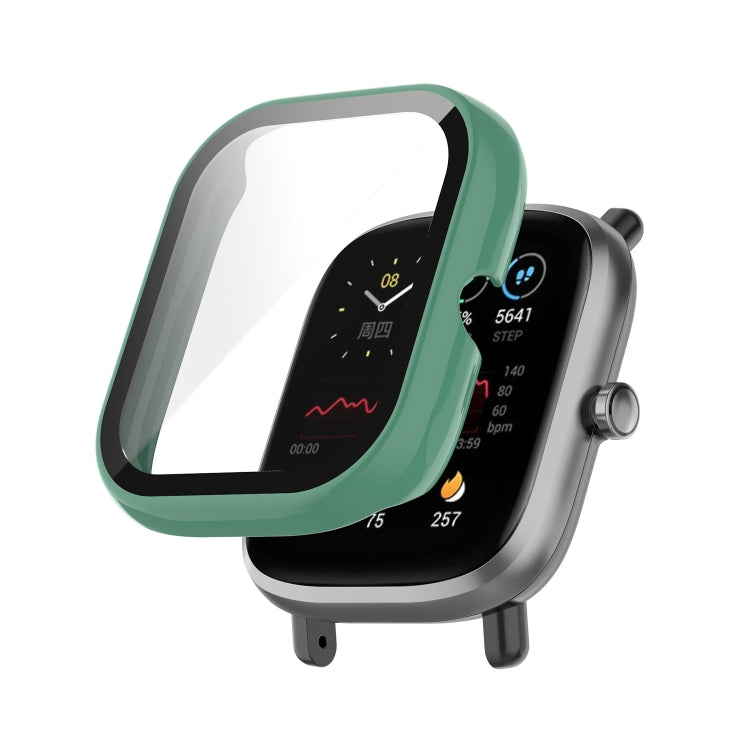 Custodia protettiva integrata per PC + vetro temperato, For Amazfit Bip U / Bip U Pro / Pop / Pop Pro