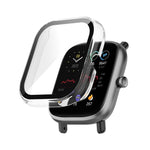 Custodia protettiva integrata per PC + vetro temperato, For Amazfit Bip U / Bip U Pro / Pop / Pop Pro