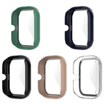 Custodia protettiva integrata per PC + vetro temperato, For Amazfit Bip U / Bip U Pro / Pop / Pop Pro