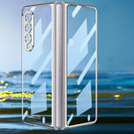 Custodia per telefono a copertura totale con galvanica integrata GKK + vetro, For Samsung Galaxy Z Fold4