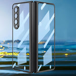 Custodia per telefono a copertura totale con galvanica integrata GKK + vetro, For Samsung Galaxy Z Fold4