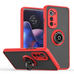 Custodia per telefono Q Shadow 1 serie TPU + PC con supporto ad anello, For Motorola Edge 2022
