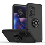 Custodia per telefono Q Shadow 1 serie TPU + PC con supporto ad anello, For Motorola Edge 2022