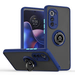 Custodia per telefono Q Shadow 1 serie TPU + PC con supporto ad anello, For Motorola Edge 2022
