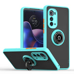 Custodia per telefono Q Shadow 1 serie TPU + PC con supporto ad anello, For Motorola Edge 2022