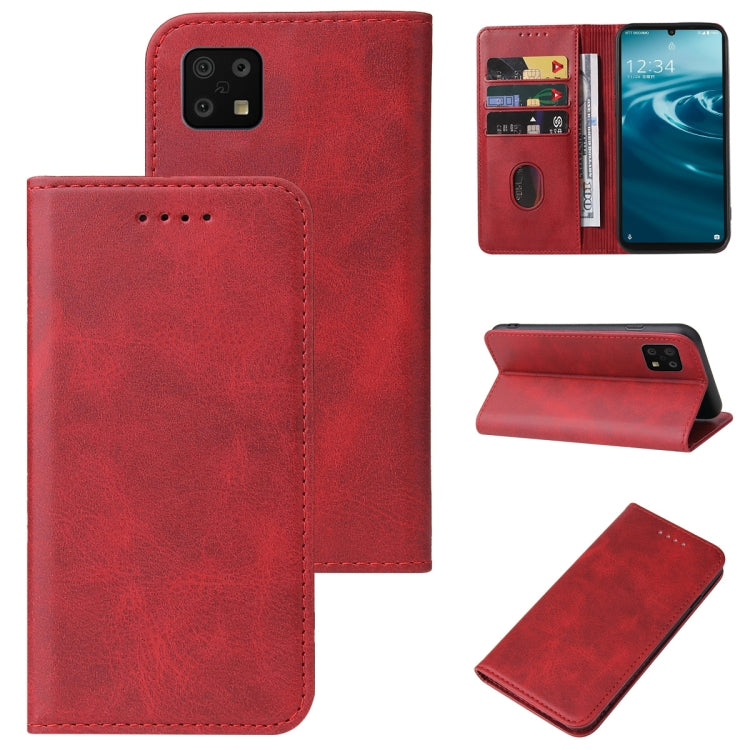 Custodia per telefono in pelle con chiusura magnetica, For Sharp Aquos R2, For Sharp Aquos R7 / P7, For Sharp Aquos S3, For Sharp Aquos Sense 4, For Sharp Aquos Sense 4 Lite, For Sharp Aquos Sense 6, For Sharp Simple Sumaho 6A 201SH                    ...