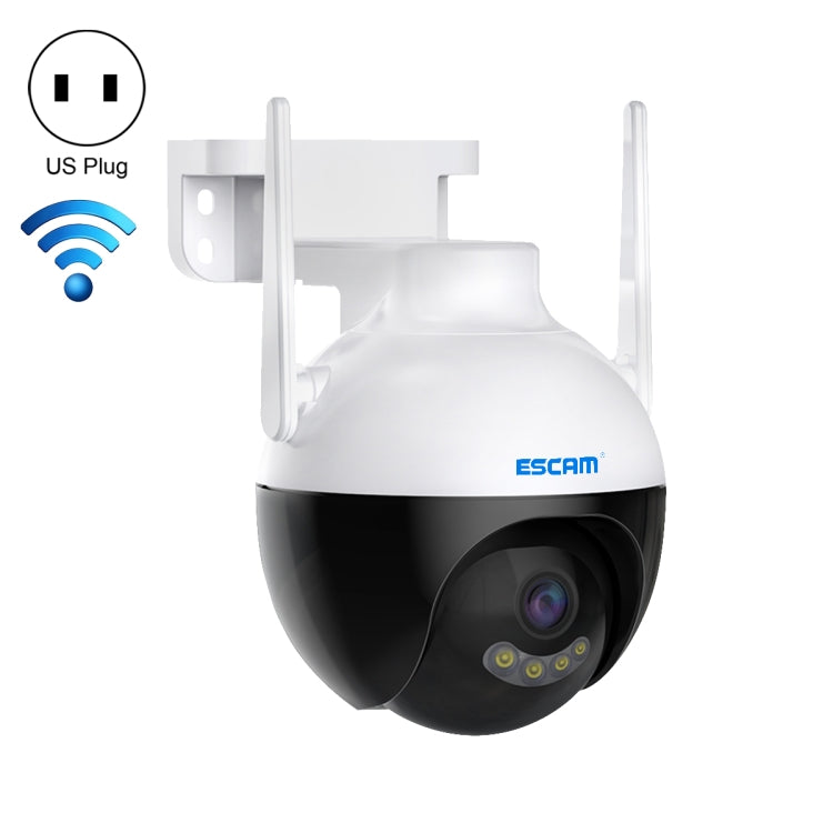 ESCAM QF300 3MP Smart WiFi Telecamera IP Supporto Rilevamento umanoide AI/Tracciamento automatico/Archiviazione cloud/Visione notturna vocale bidirezionale, US Plug, UK Plug, AU Plug, EU Plug