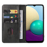 Custodia per telefono in pelle con chiusura magnetica, For Samsung Galaxy A02 / M02, For Samsung Galaxy A03s 166mm, For Samsung Galaxy A10e, For Samsung Galaxy A11, For Samsung Galaxy A12 5G, For Samsung Galaxy A13 4G, For Samsung Galaxy A22 5G JP Vers...