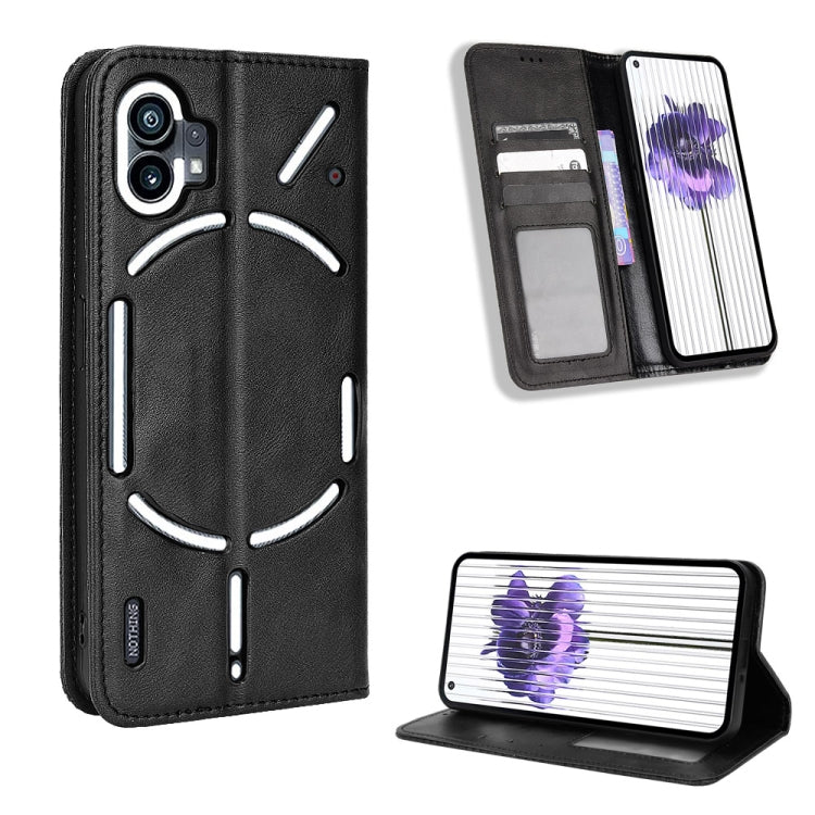 Custodia per telefono in pelle con trama retrò con fibbia magnetica, For Nothing Phone 1, For OPPO A57 5G / 4G, For OPPO A97 5G, For Realme GT2 Explorer Master, For TCL 30 XL, For vivo Y02s