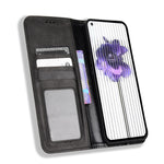 Custodia per telefono in pelle con trama retrò con fibbia magnetica, For Nothing Phone 1, For OPPO A57 5G / 4G, For OPPO A97 5G, For Realme GT2 Explorer Master, For TCL 30 XL, For vivo Y02s