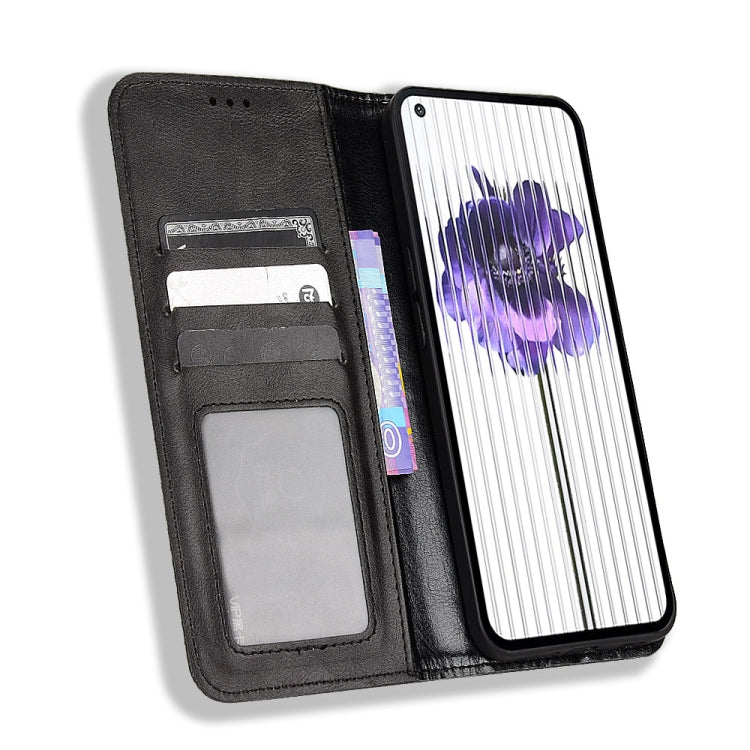 Custodia per telefono in pelle con trama retrò con fibbia magnetica, For Nothing Phone 1, For OPPO A57 5G / 4G, For OPPO A97 5G, For Realme GT2 Explorer Master, For TCL 30 XL, For vivo Y02s