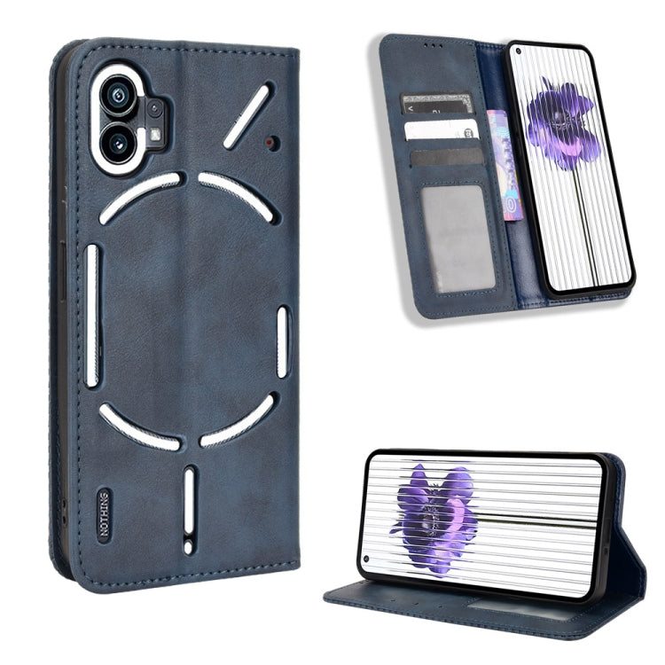 Custodia per telefono in pelle con trama retrò con fibbia magnetica, For Nothing Phone 1, For OPPO A57 5G / 4G, For OPPO A97 5G, For Realme GT2 Explorer Master, For TCL 30 XL, For vivo Y02s