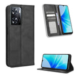 Custodia per telefono in pelle con trama retrò con fibbia magnetica, For Nothing Phone 1, For OPPO A57 5G / 4G, For OPPO A97 5G, For Realme GT2 Explorer Master, For TCL 30 XL, For vivo Y02s
