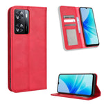 Custodia per telefono in pelle con trama retrò con fibbia magnetica, For Nothing Phone 1, For OPPO A57 5G / 4G, For OPPO A97 5G, For Realme GT2 Explorer Master, For TCL 30 XL, For vivo Y02s