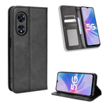 Custodia per telefono in pelle con trama retrò con fibbia magnetica, For Nothing Phone 1, For OPPO A57 5G / 4G, For OPPO A97 5G, For Realme GT2 Explorer Master, For TCL 30 XL, For vivo Y02s