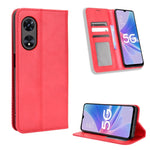 Custodia per telefono in pelle con trama retrò con fibbia magnetica, For Nothing Phone 1, For OPPO A57 5G / 4G, For OPPO A97 5G, For Realme GT2 Explorer Master, For TCL 30 XL, For vivo Y02s